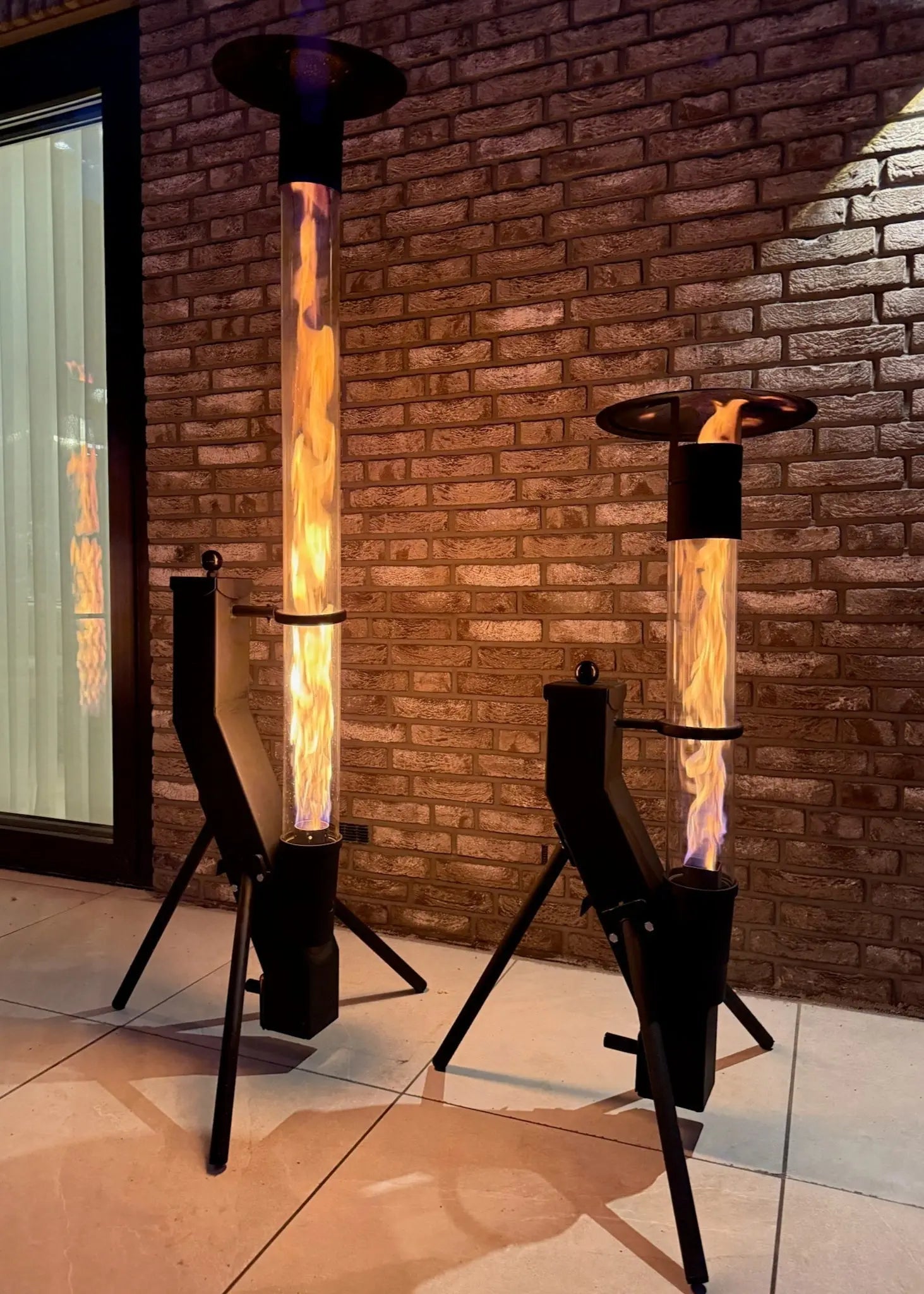 Flamesa Magnus Compact - Coluna vidro 60cm resistência 800°C