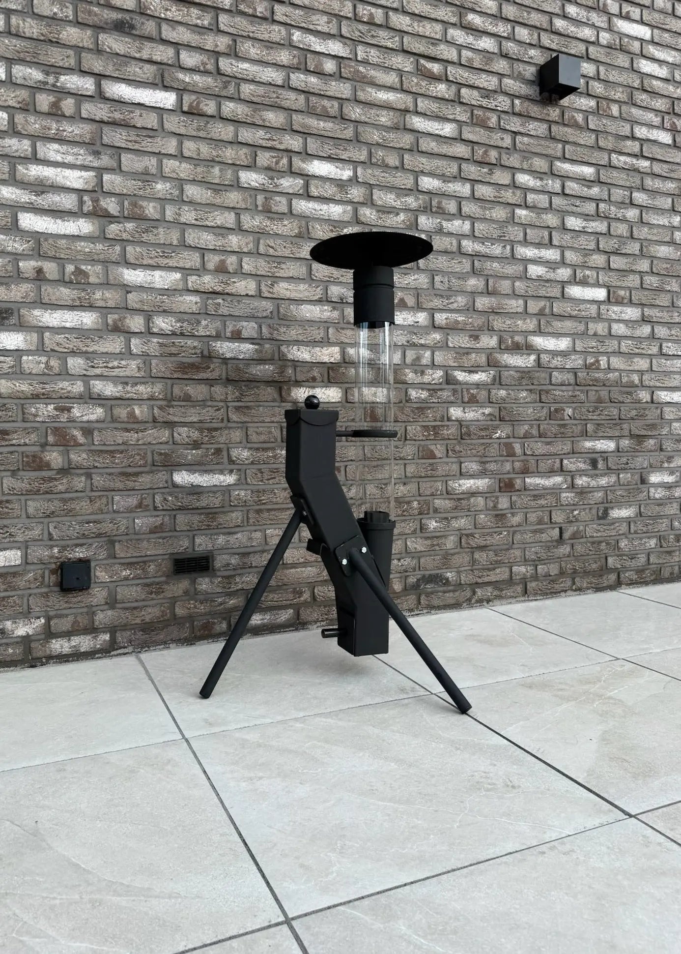 Flamesa Magnus Compact - Salamandra a pellets exterior 110cm vista 360º