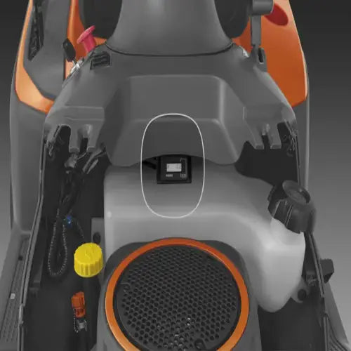 Husqvarna TS 114 - Banco ajustável e manetes ergonómicas