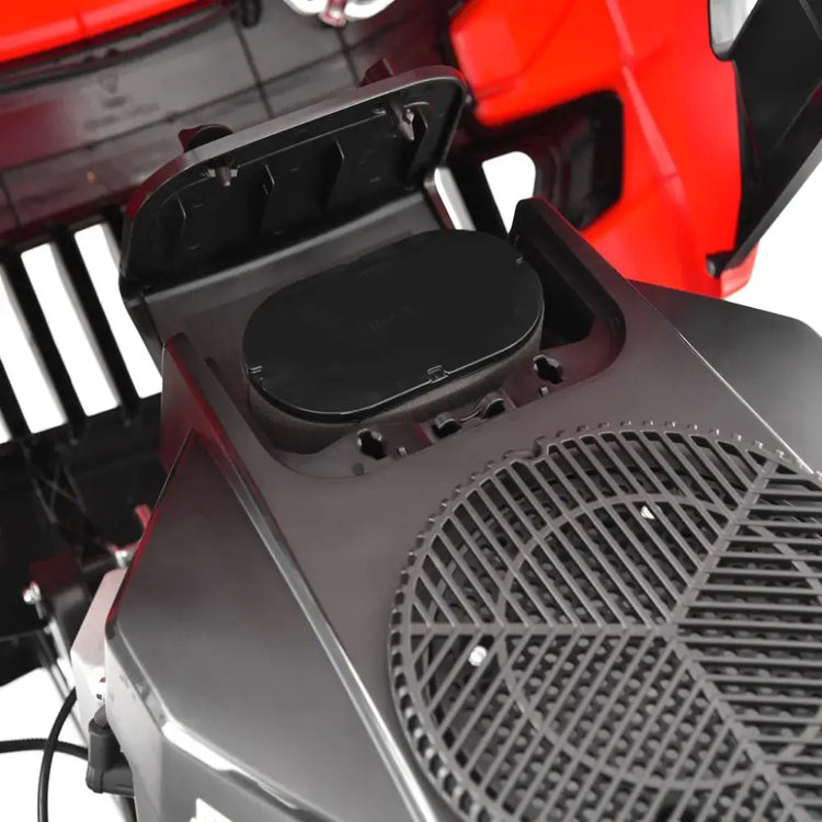 HECHT 5192 - Detalhe motor Loncin 12,5HP com filtro de ar